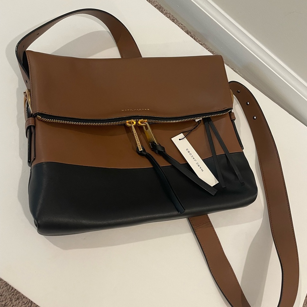 Marc Jacobs Brown and Black Crossbody Bag